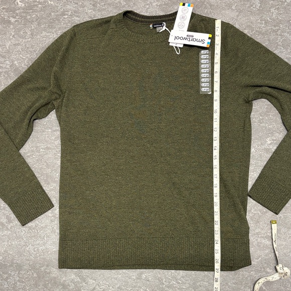 Smartwool Men’s Sparwood Crew Sweater North woods Heather Large NWT - Picture 6 of 7